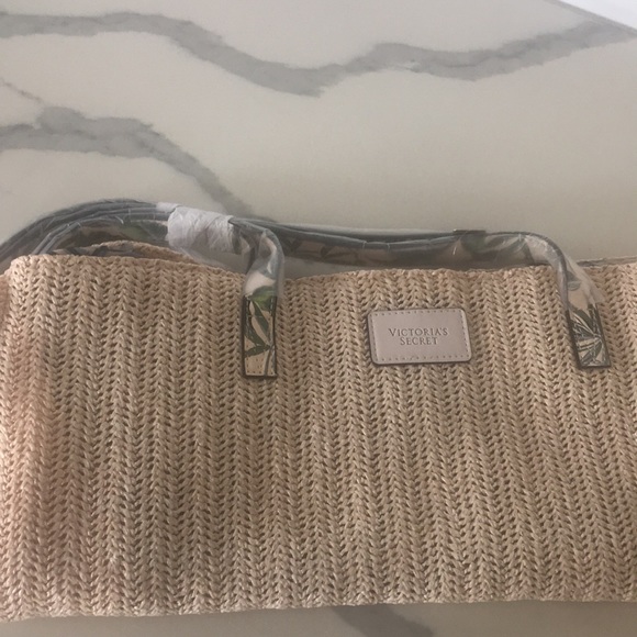 VICTORIA'S SECRET Woven Summer Tote Bag NWT - Picture 6 of 11